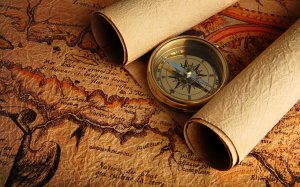 Compass-And-Old-Map